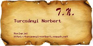 Turcsányi Norbert névjegykártya